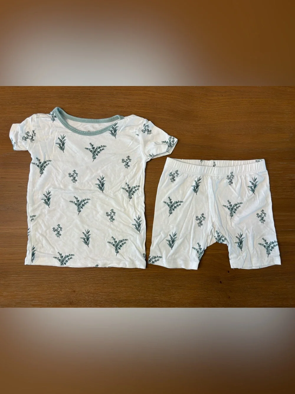 Kyte BABY Eucalyptus Bamboo 2-Piece Pajama Shorts Set